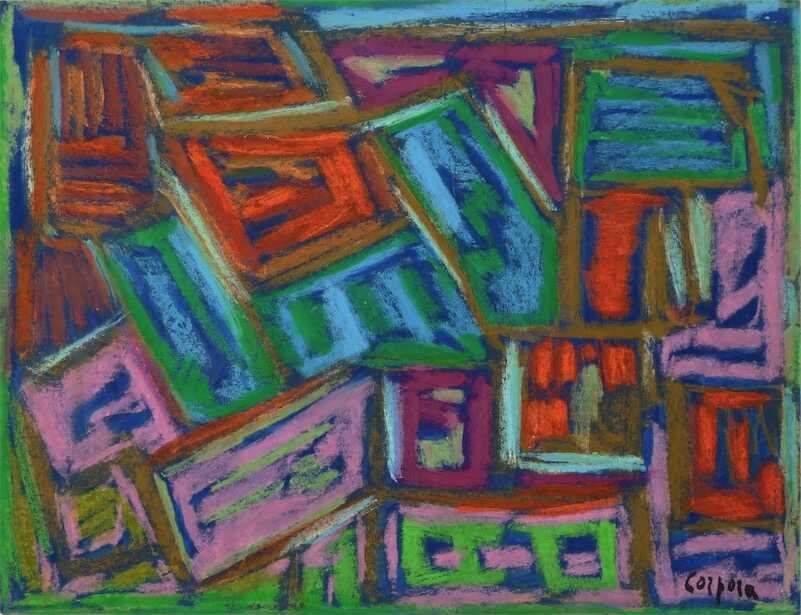 Sandkat4X4 Sans titre, 1989 pastel sur papier 48,9 x 64,4 cm