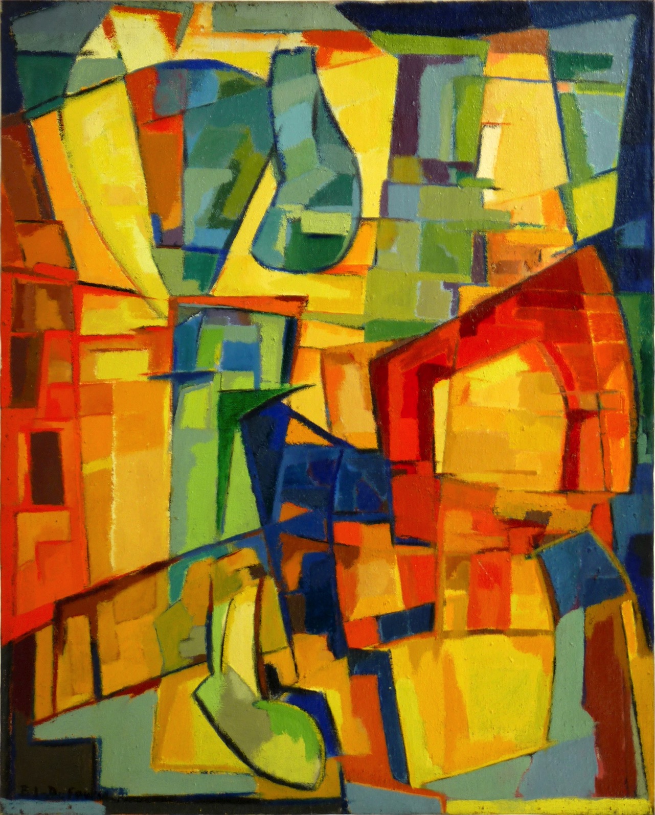 Le miroir, 1948 huile sur toile  92 x 73 cm 