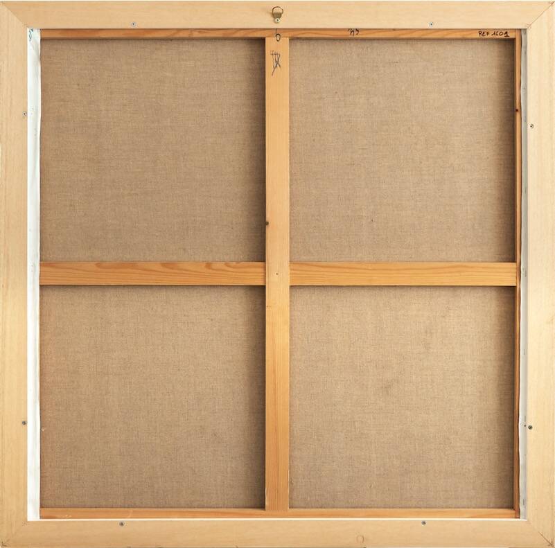 Sandkat4X4 Sans titre, 1991 acrylique sur toile 100 x 100 cm