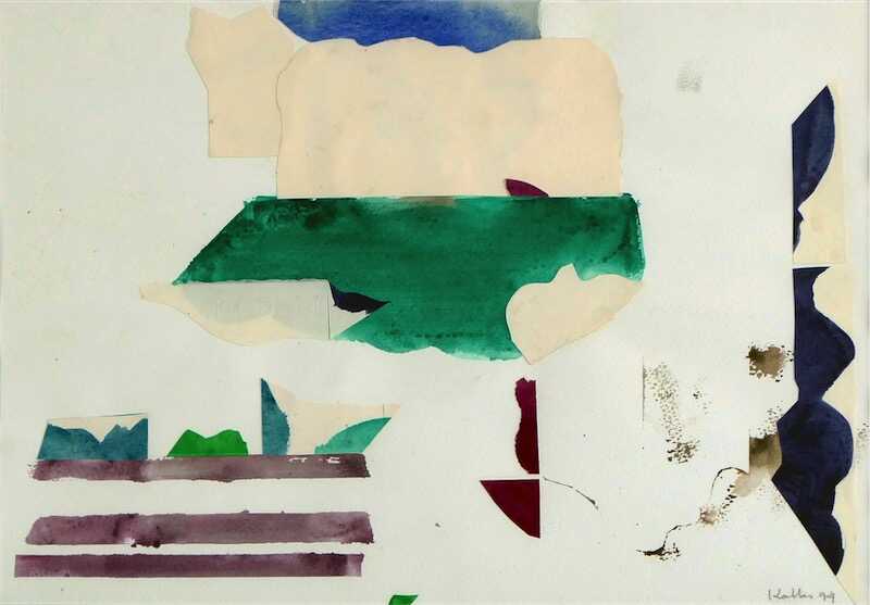 Sandkat4X4 Sans titre, 1994 gouache et collage sur papier 42 x 56 cm