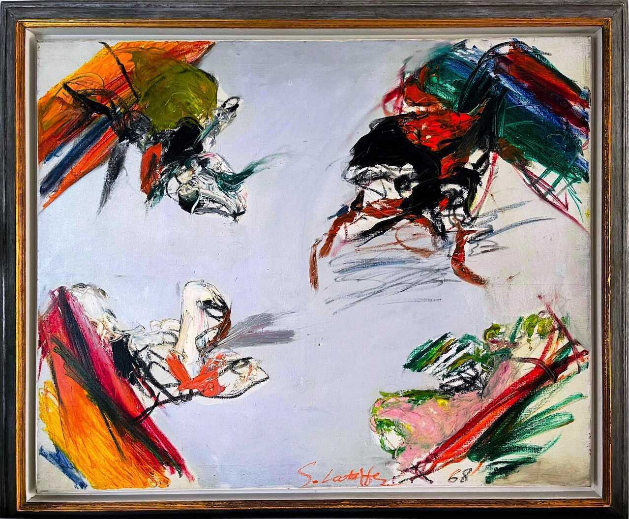 Sans titre, 1968 huile sur toile  81 x 100 cm