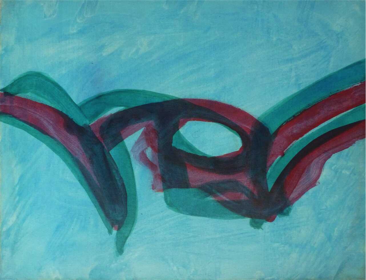 Sans titre, 1981 acrylique sur toile 50 x 65 cm 