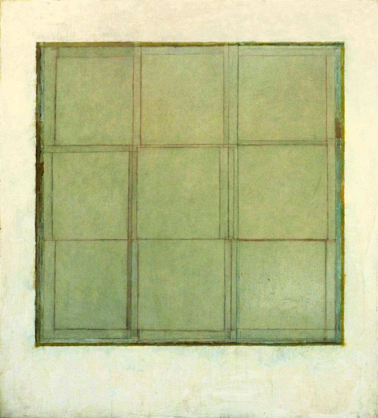huile sans titre 1988 sur toile 102 x 92 cm 